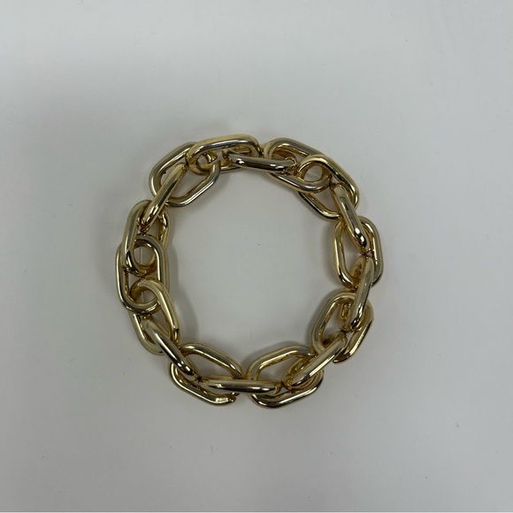 EXPRESS GOLD CHAIN STRETCH STATEMENT BRACELET - Picture 6 of 13